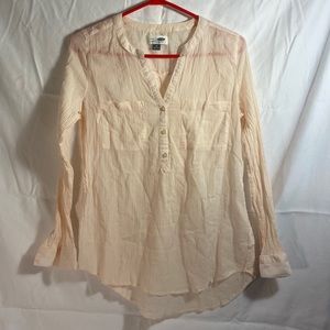 Light pink blush colour sheer top